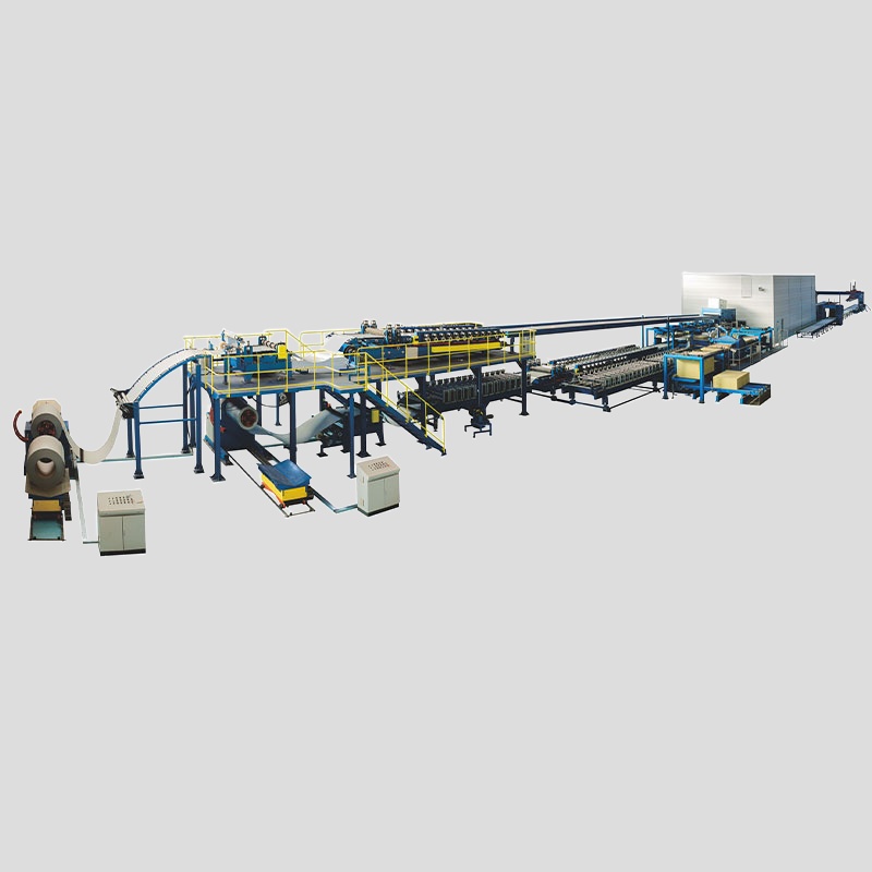 Rockwool sandwich panel line