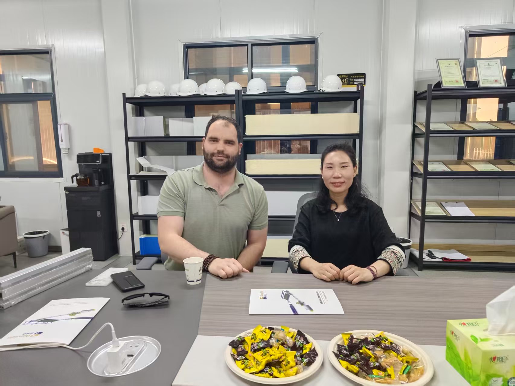 So great to see you! / Our photo!